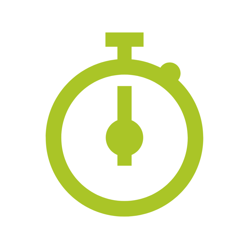 Green Stop Watch Icon
